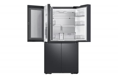 36" Samsung 22.8 Cu. Ft. French Door Refrigerator With Beverage Center In Black Stainless Steel - RF23A9671SG
