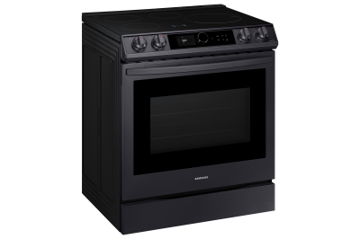 30" Samsung 6.3 Cu. Ft. Induction Range With Wi-Fi And Air Fry In Fingerprint Resistant Black Stainless Steel - NE63T8911SG/AC