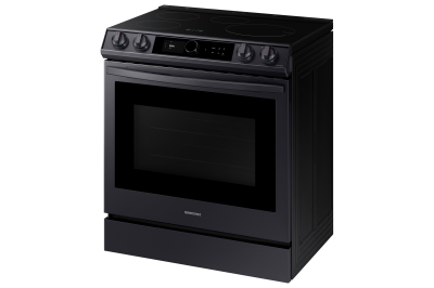 30" Samsung 6.3 Cu. Ft. Induction Range With Wi-Fi And Air Fry In Fingerprint Resistant Black Stainless Steel - NE63T8911SG/AC