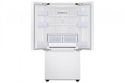 30" Samsung 22 Cu. Ft. French Door Refrigerator With Modern Design In White - RF22A4111WW/AA