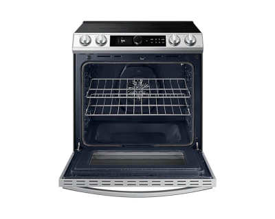 30" Samsung 6.3 Cu. Ft. Slide-in Electric Range With True Convection and Air Fry - NE63BB871112AC