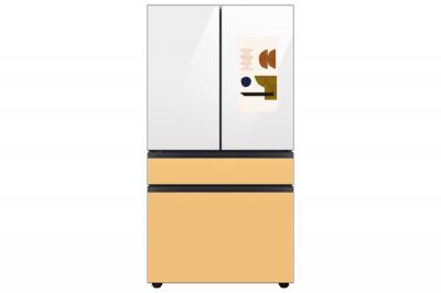 36" Samsung 28.6 Cu. Ft. Bespoke 4 Door French Door Refrigerator with Family Hub - RF29BB8900AWAC