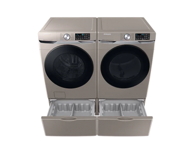 27" Samsung 7.5 Cu. Ft. Dryer with Multi Steam and Steam Sanitize Plus in Champagne - DVE45B6305C/AC