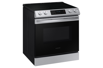 30" Samsung 6.3 Cu. Ft. Electric Range With Fan Convection In Stainless Steel - NE63T8311SS/AC