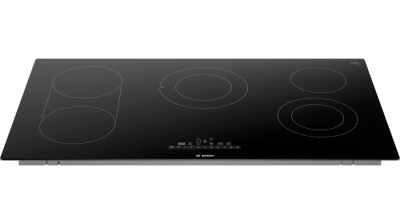 36" Bosch 800 Series Cooktop in Black Surface Mount Without Frame - NET8669UC