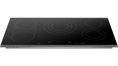36" Bosch Benchmark Electric Cooktop in Black Surface Mount With Frame - NETP669SUC
