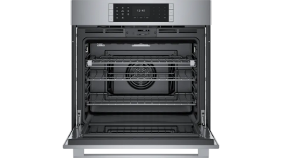 30" Bosch 4.6 Cu. Ft. Benchmark Electric Single Wall Oven With Convection - HBLP454UC