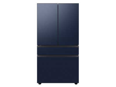 36" Samsung 22.8 Cu. Ft. Bespoke 4-Door French Door Counter Depth Refrigerator with Beverage Center - F-RF23BB86QNQN