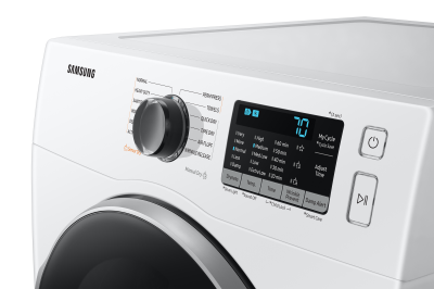24" Samsung 4.0 Cu. Ft. Dryer with Sensor Dry and Smart Care - DV25B6800EW/AC