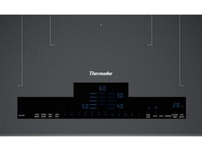 36" Thermador Induction Cooktop in Silver Surface Mount without Frame - CIT367YM