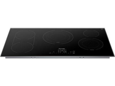 36" Thermador Electric Cooktop in Black Surface Mount with Frame - CET366YB