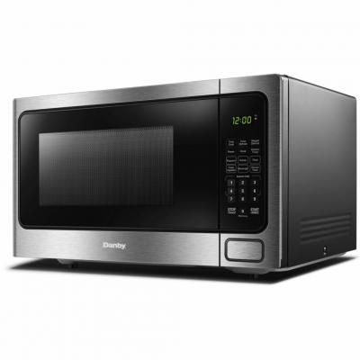 20" Danby Designer 1.1 Cu. Ft. Microwave with Front Stainless Steel - DDMW1125BBS