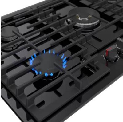 36" Bosch 800 Series Gas Cooktop With 5 Burners in Black - NGM8648UC
