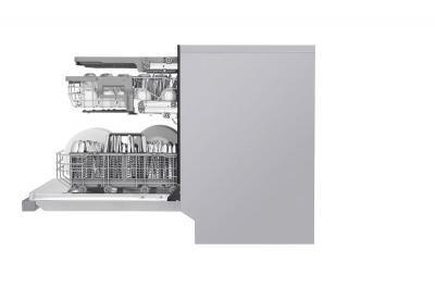 24" LG Front Control Dishwasher with QuadWash and EasyRack - LDFN4542S