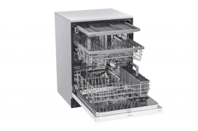 24" LG Front Control Dishwasher with QuadWash and EasyRack Plus - LDFN4542W