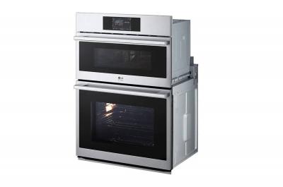 30" LG STUDIO 6.4 Cu. Ft. Combination Double Wall Oven with Air Fry - WCES6428F