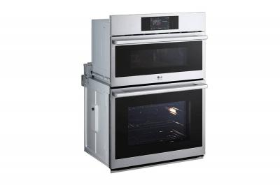 30" LG STUDIO 6.4 Cu. Ft. Combination Double Wall Oven with Air Fry - WCES6428F