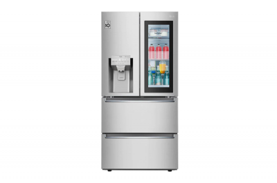 33" LG 18.3 cu.ft. Counter Depth French Door Refrigerator with Exterior Water Dispenser - LRMVC1803S