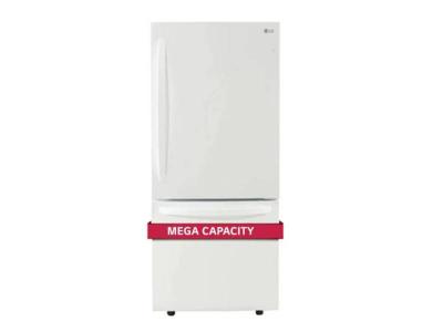 30" LG 22 Cu. Ft. Bottom Freezer Drawer Refrigerator in White - LRDNS2200W