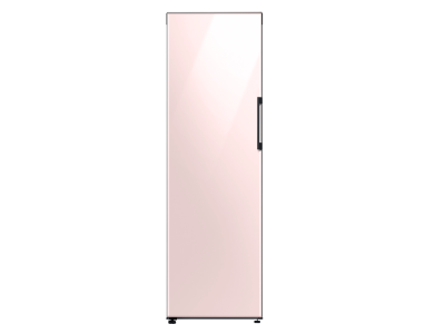 24" Samsung 11 Cu. Ft. Bespoke 1-Door Column Freezer with Rose Pink Glass Panel - F-RZ11T7474A32