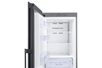 24" Samsung 11 Cu. Ft. Bespoke 1-Door Column Freezer with Grey Matte Glass Panel - F-RZ11T7474A31