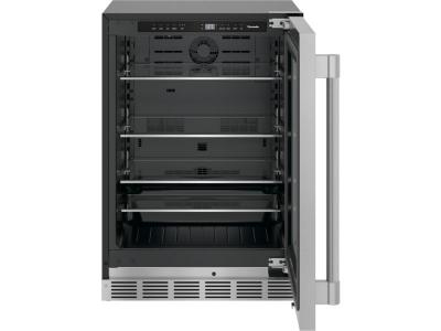 24" Thermador 5.2 Cu. Ft. Professional Glass Door Refrigeration in Stainless Steel - T24UR925RS
