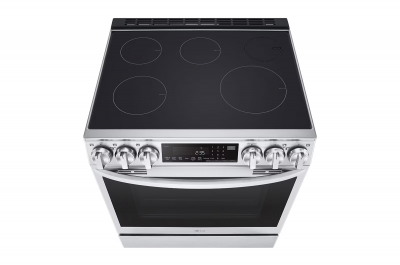 30" LG 6.3 Cu. Ft. Smart Induction Slide-in Range with InstaView ProBake Convection Air Fry and Air Sous Vide - LSIL6336F