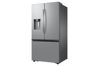 36" Samsung 3-Door French Door Counter Depth Refrigerator with External Ice and Water Dispenser in Stainless Steel - RF27CG5400SRAA