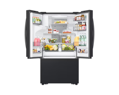 36" Samsung 30 Cu. Ft. French 3 Door Refrigerator with External Ice and Water Dispenser - RF32CG5900MTAC
