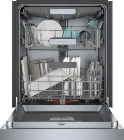 24" Bosch 800 Series 42 dBA Dishwasher with Flex 3rd Rack in Stainless Steel - SHE78CM5N