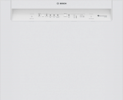 24" Bosch 100 Series 50 dBA Dishwasher in White - SHE3AEM2N