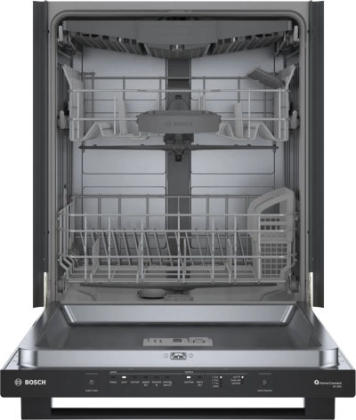 24" Bosch 100 Series Bar Handle Premium Dishwasher in Black - SHX5AEM6N