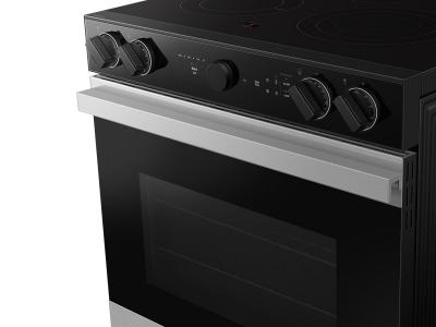 30" Samsung Electric Slide in True Convection  Air Fry in Stainless Steel -  NSE6DG8700SRAC