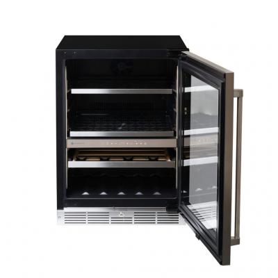 24" Silhouette Pro Gen 3 Built-in Wine and Beverage Center Panel-Ready - SPRWBC052D3SS-P