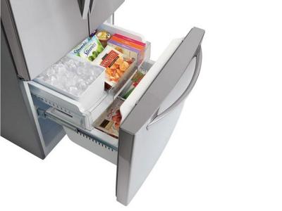 30" LG 21.8 cu.ft. Capacity French Door Refrigerator with Water dispenser  - LRFWS2200S