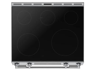30" Bosch 100 Series Electric Freestanding Range in Stainless Steel - HEF1050MC