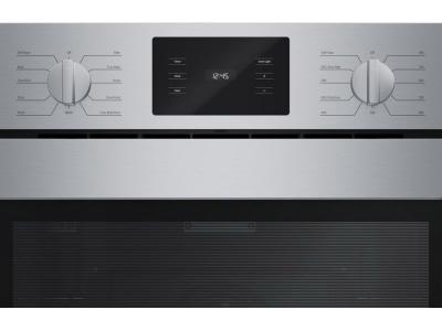 30" Bosch 500 Series Single Wall Oven Right Side Opening Door in Stainless Steel - HBL5455RUC
