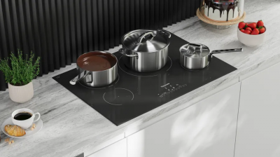 30" Thermador Heritage Built-In Electric Induction Cooktop - CIT304BB