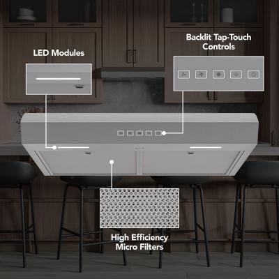 30" Broan Under Cabinet Range Hood in Stainless Steel - MTR2303SS