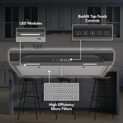 30" Broan ALT2 Series 350 MAX Blower CFM Under-Cabinet Range Hood  - ALT2303BLS