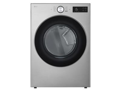 LG 7.4 Cu. Ft. Ultra Large Capacity Smart Front Load Gas Dryer with TurboSteam AI Sensing and Hybrid Electronic Controls with LCD Display - DLGX5801V