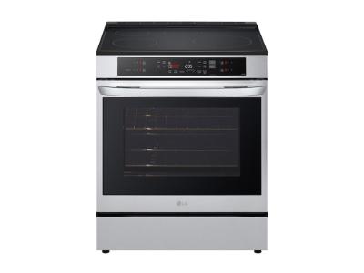 30" LG Slide-in 6.3 Cu Ft. Induction Range with True Convection Air Fry SelfClean EasyClean and Smart Stainless - LSIL6332XE