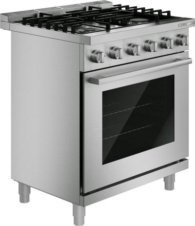 30" Bosch 500 Series Gas Freestanding Range in Stainless Steel - HGS5057UC