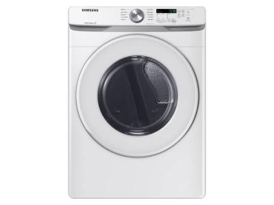 27" Samsung 7.5 Cu. Ft. Electric Dryer with Shallow Depth In White - DVE45T6005W
