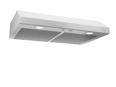 30" Broan Under Cabinet Range Hood With 300 Max Blower CFM In White - NCS330WWC