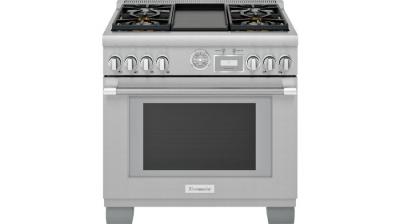 36" Thermador Professional Series Pro Grand Commercial Depth Gas Range - PRG364WDG