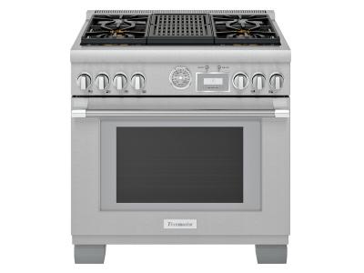36" Thermador Professional Series Pro Grand Commercial Depth All Gas Range - PRG364WLG