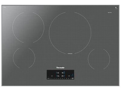 30" Thermador Masterpiece Induction Cooktop, Silver Mirror, Frameless - CIT304TM