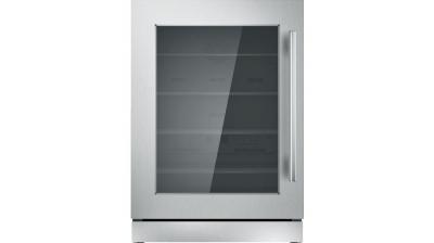 24" Thermador  Under-Counter Glass Door Refrigerator - T24UR910LS