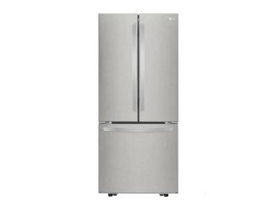 30" LG 21.8 cu.ft. Capacity 3-Door French Door Refrigerator - LRFNS2200S
